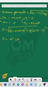 Coordinate Geometry using trigonometry