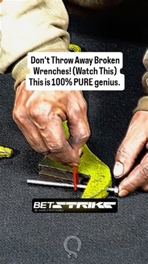 🤯 Most people see trash. But he turned this broken, useless adjustable wrench into a brand new multi-tool! You have to see how he uses shims to create a perfect fit for any bolt. This is next-level. ​What's the best tool hack you've ever seen? Let me know! 👇 ​Follow now for more genius workshop hacks that save you money. 💡Your source for Amazing CraftReady content! 💥 We got the hottest picks from across the Web of DIY and Crafts Videos. 🏍️ Check our posts for your vibe. 📱 DM us for credit/