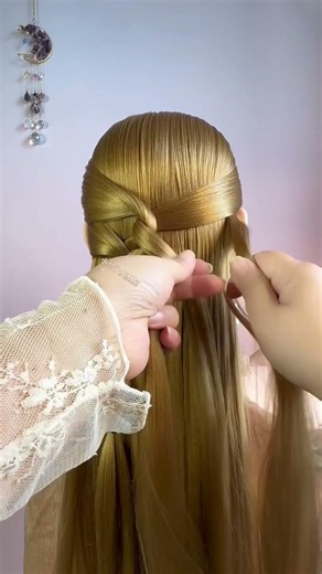🔥 99% Girls Will Love This Beautiful Braided Hairstyle 😍#happy
