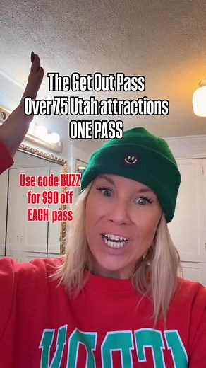 🚨 Utah, listen up! If you’ve been thinking about getting a Get Out Pass, this is your sign — and she is LOUD. 👀✨ This pass gets you into some of the hottest spots in the state, like: 🎢 Boondocks go-karts (go ahead, race your friends) 🦓 Hogle Zoo (say hi to the giraffes for me) 🎳 FatCats (date night = solved) 🏔️ Snowbird Tram (pretend you’re in a postcard) 🛼 Classic Skating (bring out your inner 90s kid) …and seriously SO much more. Now here’s the tea ☕️ They’re out here doing $85 off for 