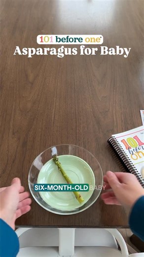 101beforeone | Starting Solids | Baby Led Weaning on Instagram: "Type “START” below to feed your baby 101 foods before one! ✅ ASPARAGUS FOR BABY ✅Asparagus is an excellent starter food for babies 6+ months and they even help baby develop early chewing skills with no teeth required because they encourage biting on the SIDE of baby’s mouth ✔How to cook: Rinse fresh asparagus, then sautéed, steam or roast until soft. Add salt to adult portion and serve with family meal ✔How to serve: Serve in long,