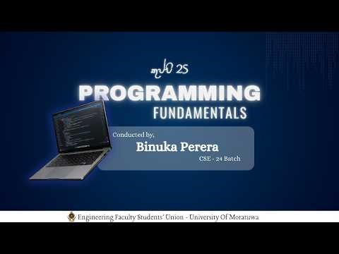 Programming Fundamentals - Kuppi 25