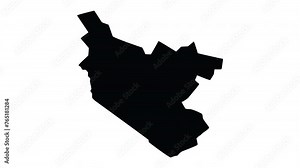 Animation forming a map of Bukhara in Uzbekistan