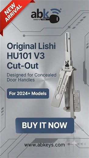 Original Lishi HU101 V4 for 2024+ Models #OriginalLishi #locksmithtools #automobile#locksmith