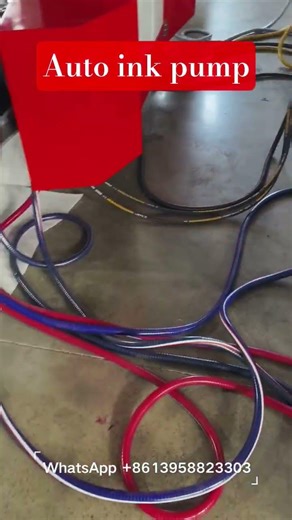 Auto ink pump for your flexo printing machine to keep machine clean All the way #flexoprinting