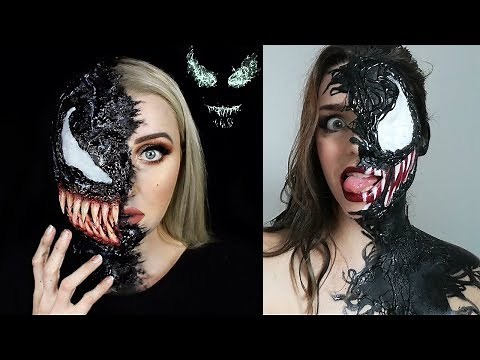 New Halloween Makeup Tutorials 2018 - VENOM 👽!!! Special Effects Makeup Transformations