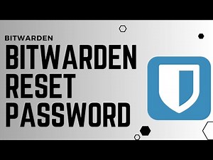 BitWarden ~ How To Reset Password !! BitWarden Reset Master Password - 2024