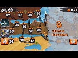 Moto X3M levels 31-45. All Stars.