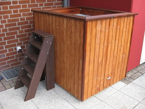 Bau eines Badezuber aus einem IBC Container