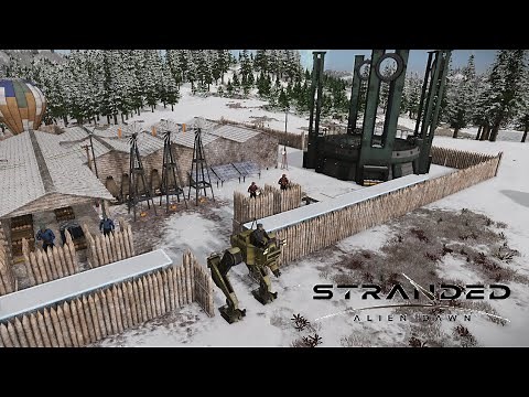 Building Our New Mech & Military Station ~ Stranded Alien Dawn