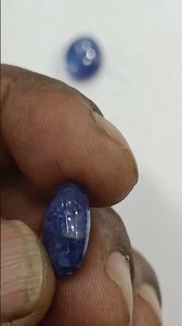 Natural tranzanite mani beeds