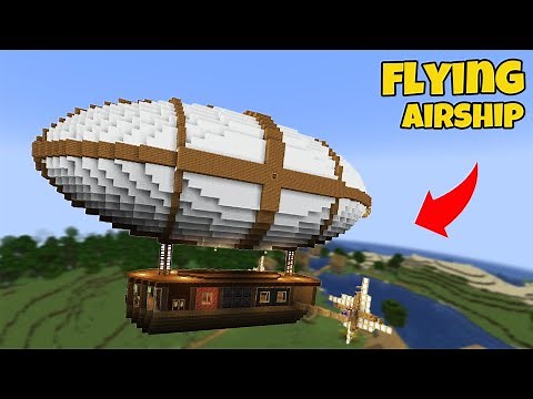 Working Airship In Minecraft | Valkyrien Skies Mod Airship | Create Mod Minecraft