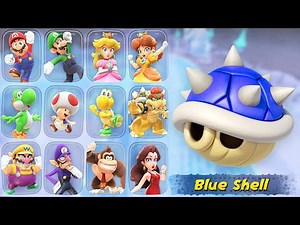 What if you could ONLY Use Blue Shell's In Mario Kart World [4K]