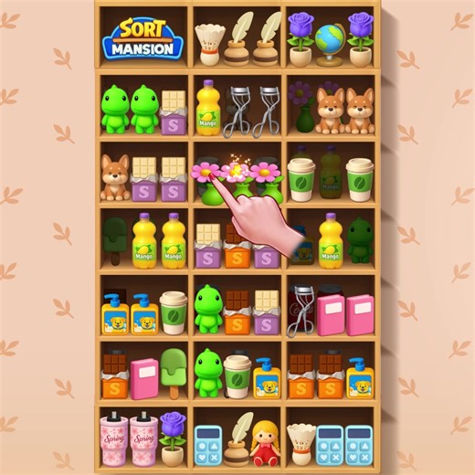 Discover pure satisfaction in Sort Mansion: Mindful Match – where tidying up becomes your new favorite hobby. 🧩 Sort adorable objects into the right places. 🏠 Unlock cozy rooms and decorate your dream mansion. 🌸 Enjoy peaceful music and relaxing visuals that calm your mind. Whether you need a short break or a long escape, Sort Mansion helps you unwind and find joy in every move. ✨ Download now and experience mindful sorting fun! 👉 https://sortmansion.onelink.me/rONY/ft9a82kh #SortMansion #Mi