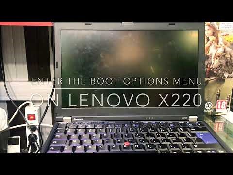 How To Enter BIOS Setup Menu On Lenovo X220