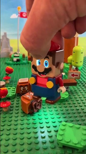 Goombas Hidden Trap VS LEGO Mario