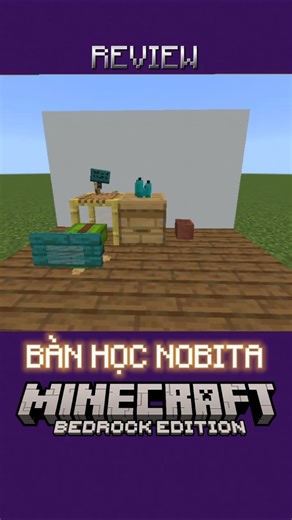 Bàn Học Nobita Trong Minecraft