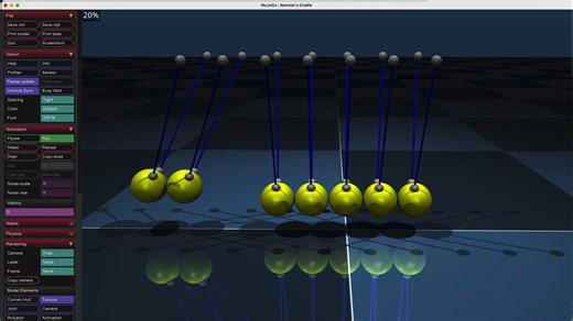 机器人仿真软件 MuJoCo replicate 元素