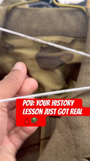 Blood on the coat?? #veteran #war #fallensoldiers #RIP #vietnamwar #History #antiqueshop #antique