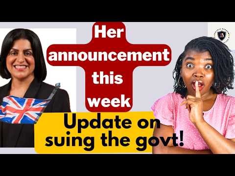 The Home Secretary’s announcement this week. Latest update