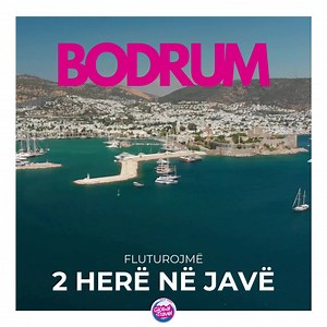 Nga vera, fluturojme drejt Bodrumit 2 herë në javë! Konsideruar si perla blu e Egjeut dhe vendi më vibrant ku mund të bëni pushime në Turqi🏖 Telefono tani për ofertën tënde dhe përfito zbritje vetëm për rezervime gjatë muajit Shkurt! ☎️ 355 69 20 26 888 ☎️ 355 69 20 26 999 | Global Travel Albania