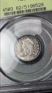 1825 PCGS MS62 Capped Bust Dime #coincollecting #rarecoins #coincollection