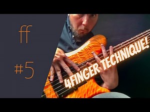 4 finger technique on bass guitar / vierfingertechnik für Bassgitarre