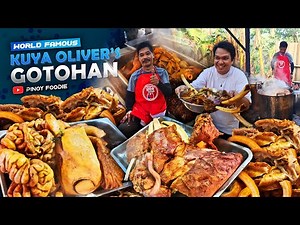 LEGENDARY Kuya Oliver's Gotohan (4K) | Malalaking Tipak ng Laman at Solid na Sabaw | Pinoy Foodie