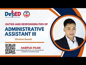 Duties and Responsibilities of Administrative Assistant III