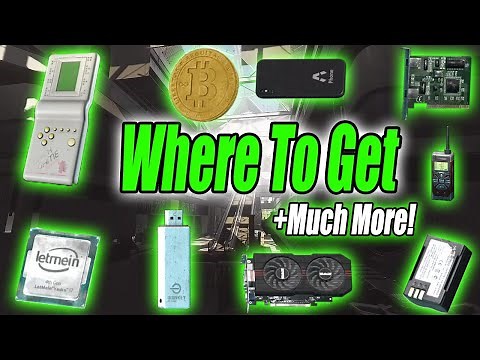 Where To Find Circuit Boards CPU's and Rechargeable Batteries -Escape From Tarkov
