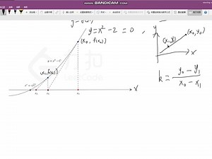 2.8 牛顿迭代法推导过程及在求解平方根过程中的应用