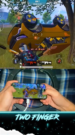 🎮 Is this possible with just two fingers? Full Gyro Gameplay IPhone 15 pro Handcam🔥