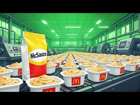 Inside the McDonald’s Sauce Factory – (Full Process) How Million-Dollar Sauce Production Works