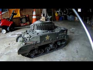 1:6 RC Tank M5 Stuart 21st Rebuilt