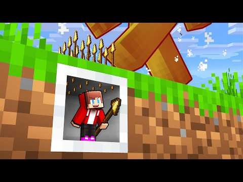 JJ Use TINY MOD to Annoy Mikey in Minecraft (Maizen)