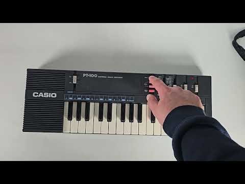 Casio PT-100 keyboard test