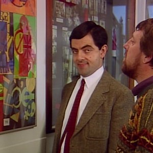 When you're at an art gallery trying to understand the art 😆 | Mr Bean