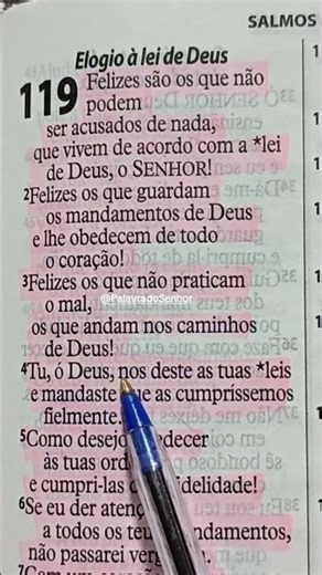 Psalm 119 #God #Faith #Purpose #Life #Trust #Blessing