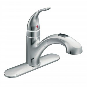 Reviews for MOEN Integra Single-Handle Pull-Out Sprayer Kitchen Faucet with Power Clean in Chrome | Pg 2 - The Home Depot