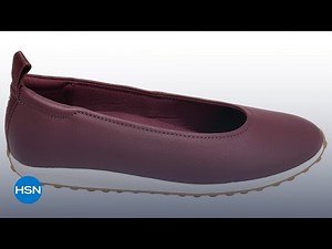 Naturalizer Carla Leather Slip-On Sport Ballet Flat | HSN