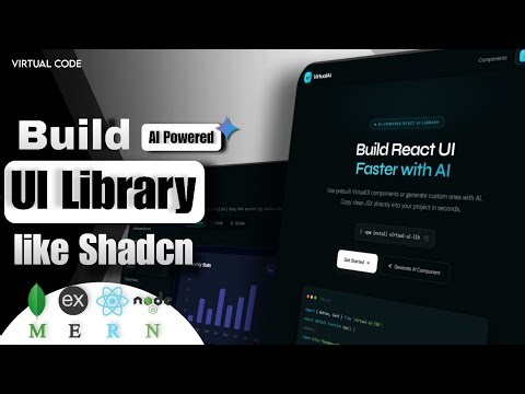 Build AI-Powered UI Library like Shadcn 🚀 | MERN Stack + NPM Package + AI Component Generator