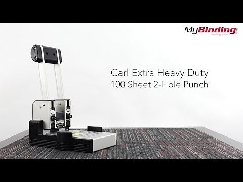 Carl Extra Heavy Duty 100 Sheet 2 Hole Punch - XHC 2100N