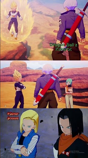 Android Saga 🔥 Super Vegeta vs Android 18 Future Trunks DBZ Kakarot