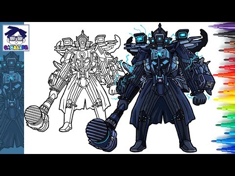 Cara Menggambar UPGRADED TITAN CAMERAMAN | SKIBIDI WARS Episode 108 | Skibidi Toilet | Virlance