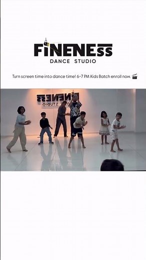 FINENESS DANCE STUDIO 💥 SUPER CUTE KIDS DANCE CLASS | LITTLE STARS PRACTICE SESSION 🌟