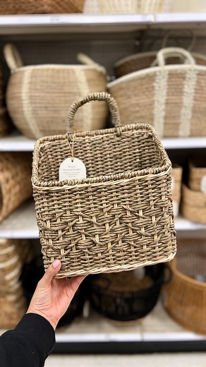 Target Junkie | New woven storage baskets at Target! The first one is so good and only $15!! Perfect if you’re redoing your pantry or any space in your... | Instagram