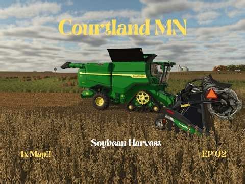 FS25 EP03 Courtland MN [Soybean Harvest!!]