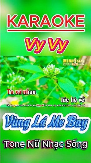 Karaoke Vùng Lá Me Bay Tone Nữ Nhạc Sống #karaoke #nhacsong #bolero #tonenu