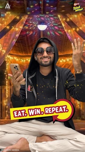 Bingo! Tedhe Medhe on Instagram: "Agar aap yeh read kar rahe ho, aapko ‘Eat. Win. Repeat.’ mein participate karna hi chahiye! Participate karna simple hai, bas pack khareedo, pack ka QR code scan karo, aur har din exciting prizes jeeto! #BingoTedheMedhe #EatWinRepeat #Ad (Bingo!, Tedhe Medhe, Eat Phir Repeat, Trending, Snack, Sticks, Fun, Friendship, Instagram, Trending)"