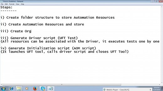 Keyword Driven Framework in UFT